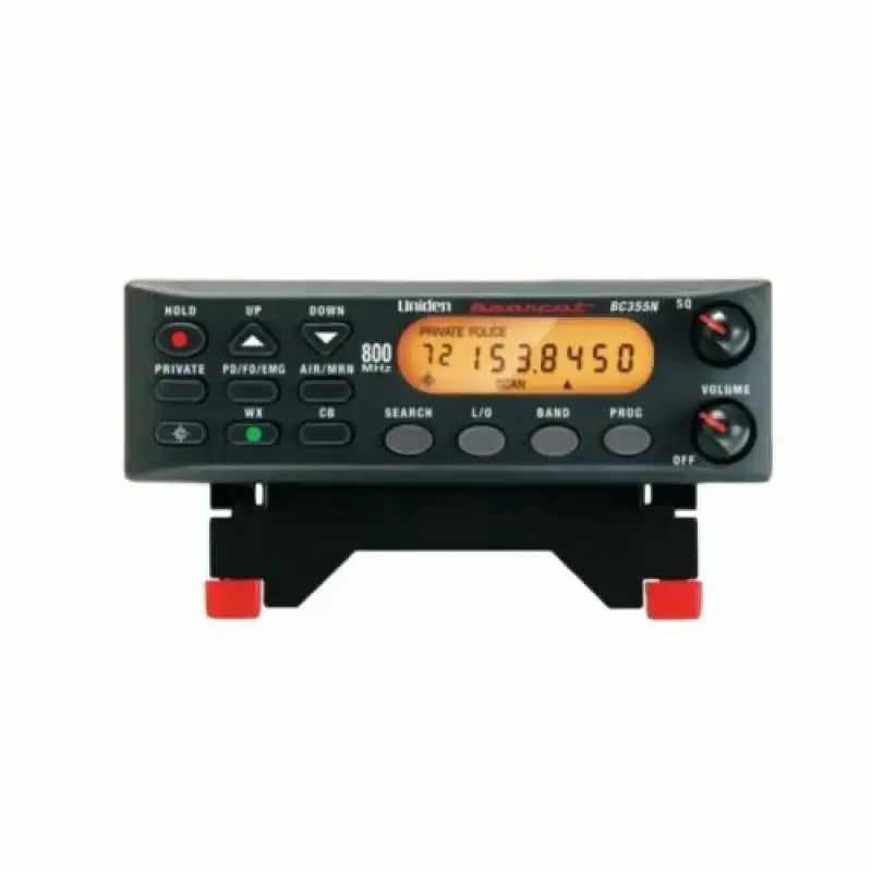 Black Uniden scanner with 340-50NM Digital Antn and Type N Male connector
