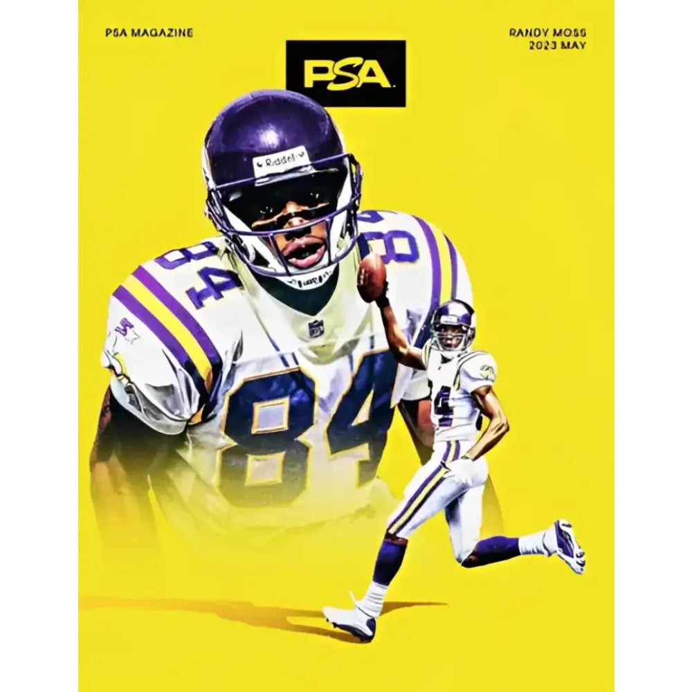 Randy Moss magazine cover featuring power connecting rod on Sealed Power Connecting Pair