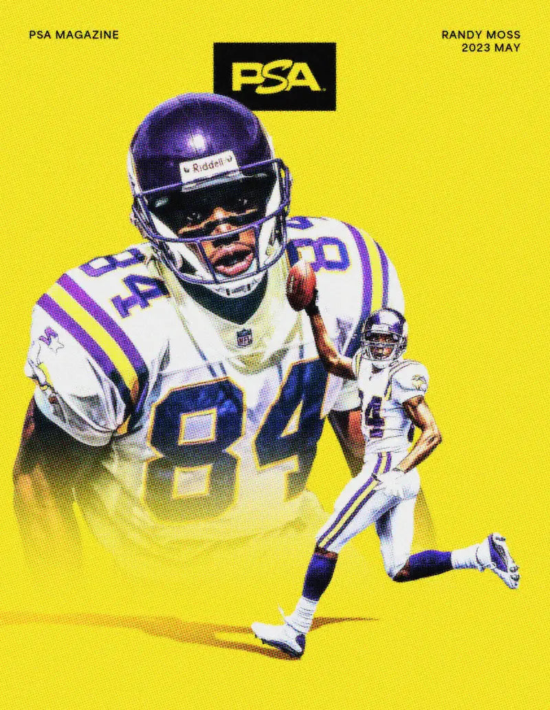 Randy Moss magazine cover shown with sealed power connecting rod pair for performance upgrade