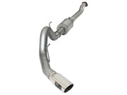 aFe 49-03069-P aFe Atlas Exhausts 4in Cat-Back Aluminized Steel Exhaust 2015 Ford F-150 V6 3.5L (tt) Polished Tip