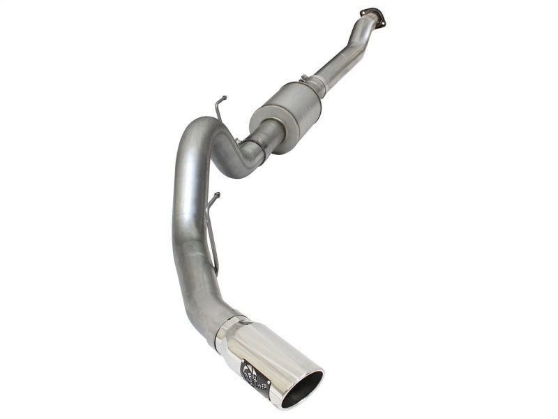 aFe 49-03069-P aFe Atlas Exhausts 4in Cat-Back Aluminized Steel Exhaust 2015 Ford F-150 V6 3.5L (tt) Polished Tip