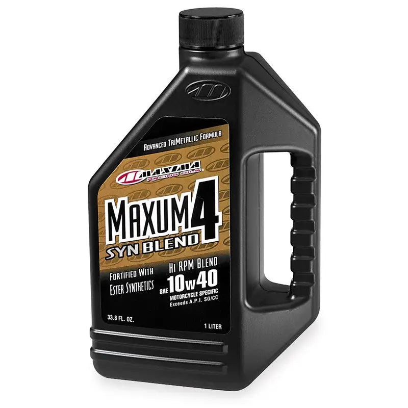34055B Maxima Motor Oil Syn Blend 4T 10W40 55 Gal Drum - Chemicals