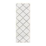 340723WEB Crystal Art Medina Moroccan Diamond Ivory 2.5X7 - Carpet