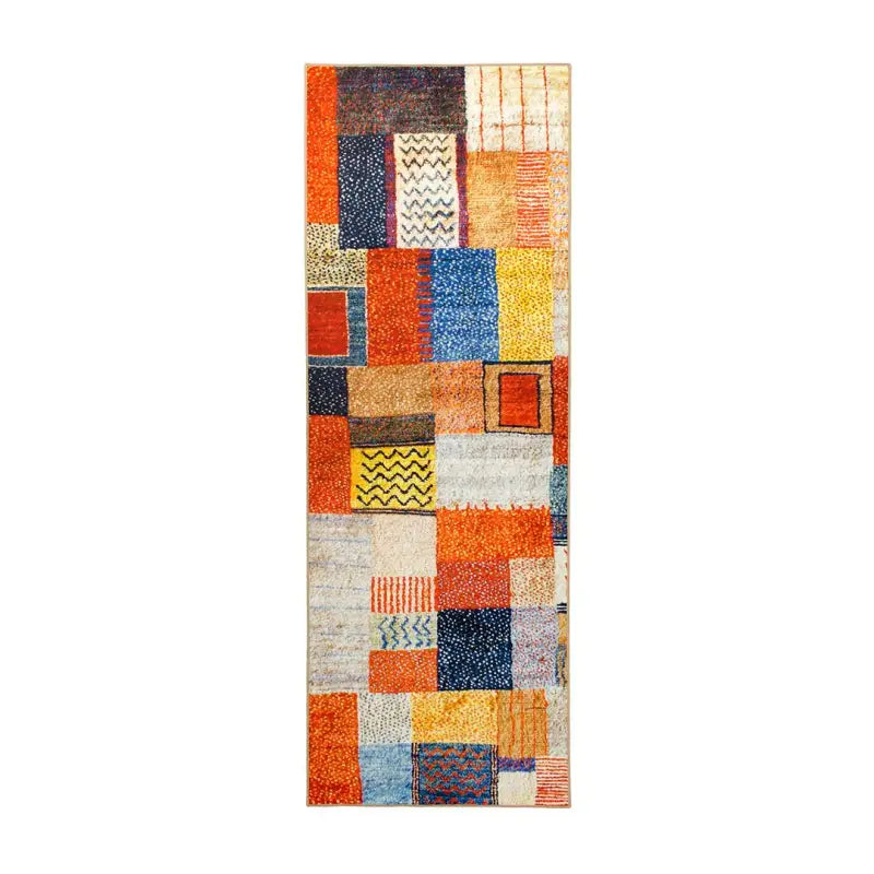 340736WEB Crystal Art Patchwork Multicolor 2.5X7 Washable - Carpet