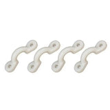 3407WP Whitecap Pad Eye (4/Pk) Wht - Boat Bimini Top