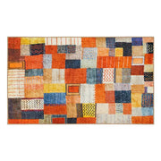 340931WEB Crystal Art Patchwork Multicolor 3X5 Washable R - Carpet