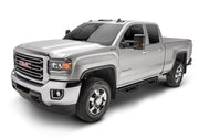 Keystone HPG1583CC-TX Nerf Bar With Drop Down Steps; 3 Inch Round Bent; Textured Powder Coated Matte Black Stainless Steel; Welded Vented End Caps; Rocker Panel Mount