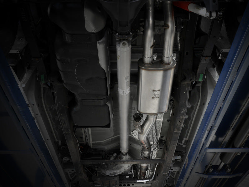aFe 49-34140 aFe Gemini XV 4in to Dual 3in 304 SS Cat-Back Exhaust w/ Cutout 19-21 GM Silverado/Sierra V8-6.2L