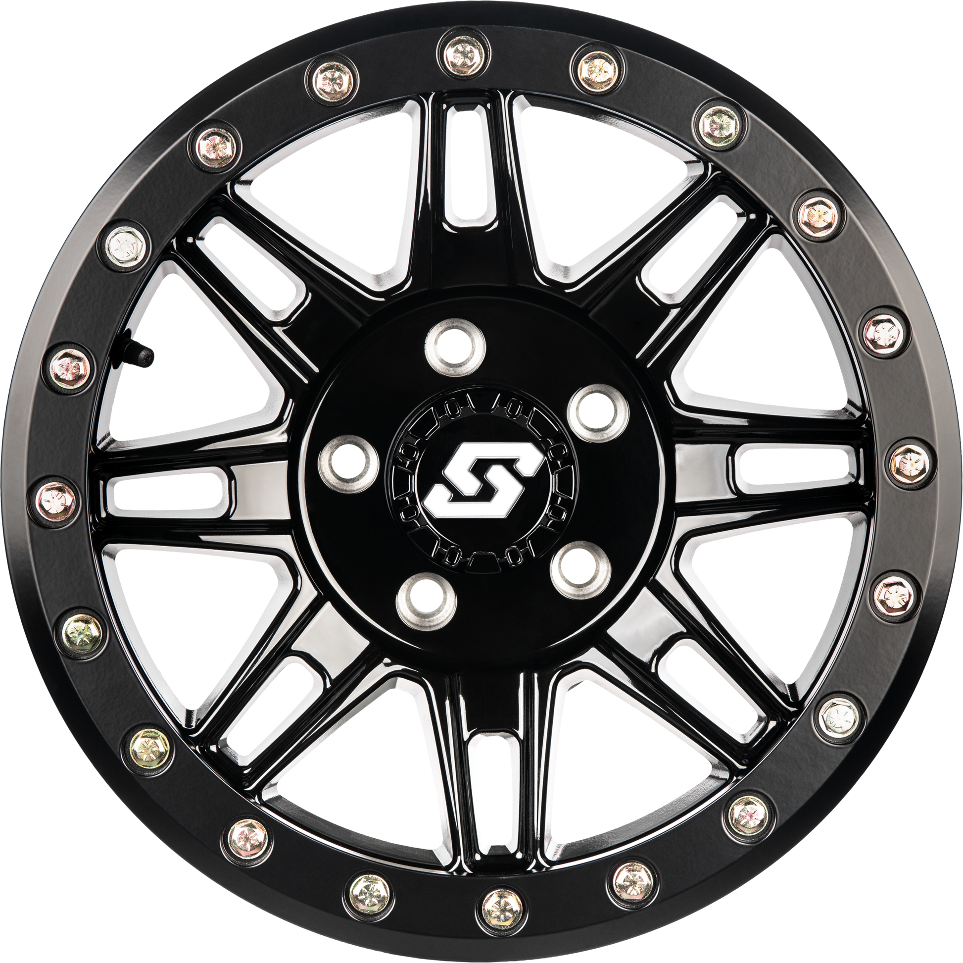 Sedona Clutch Beadlock Wheel A-S24B-47037+10 - Black Bdlk 14X7 137 10MM