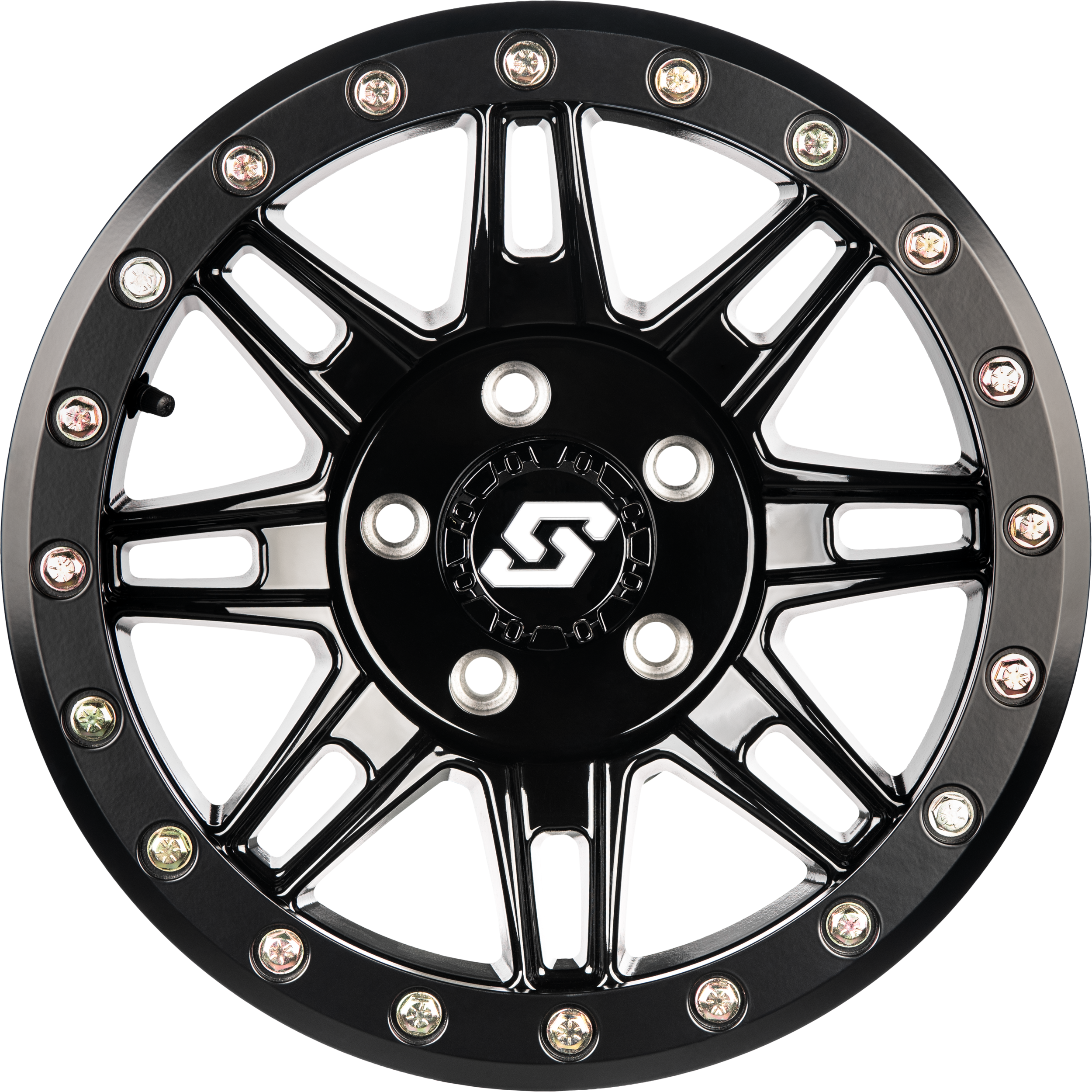 Sedona Clutch Beadlock Wheel A-S24B-57037+10 - Black Bdlk 15X7 137 10MM
