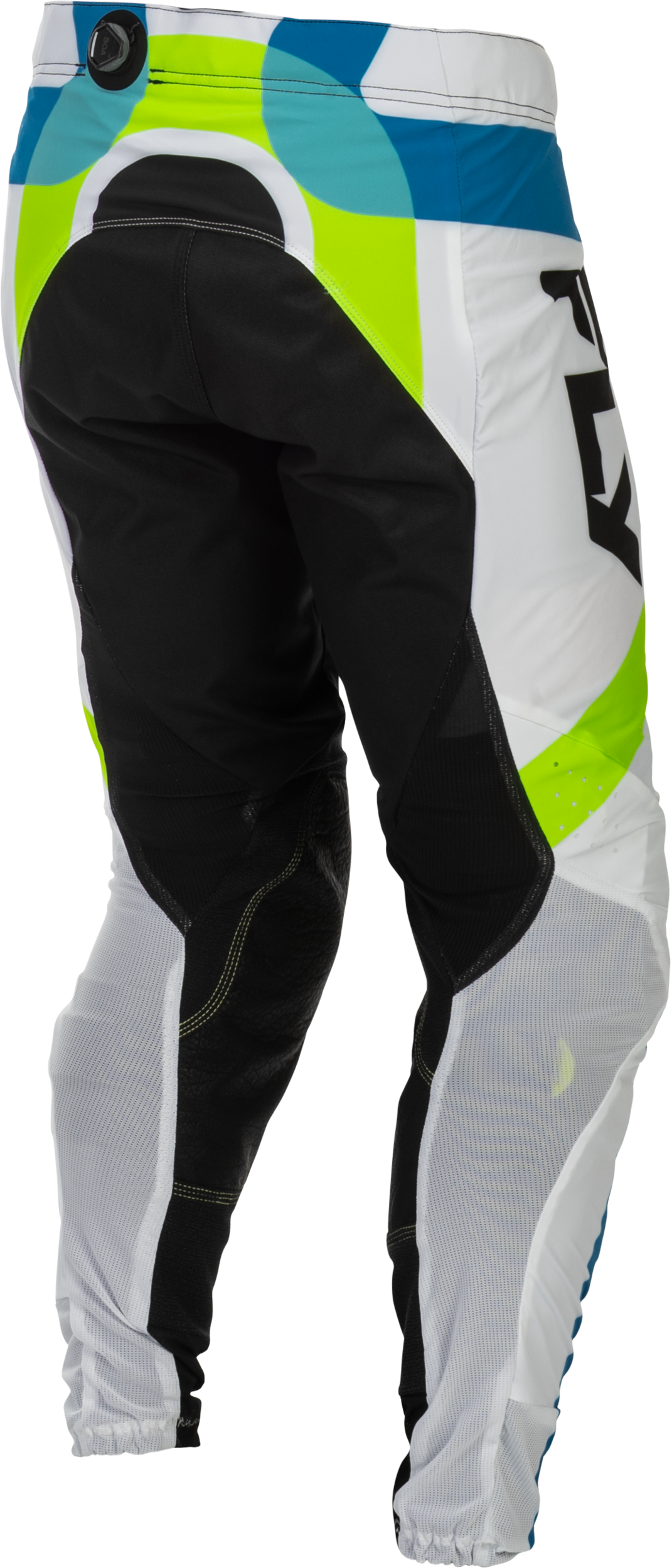 Youth Lite Le Current Pants White/Lime/Blue Sz 26