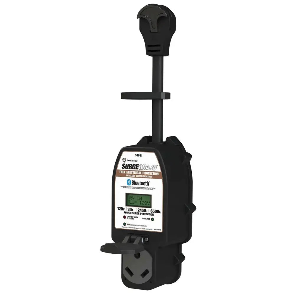 34931 Wireless LCD Display Surge Protector with 30A Full Protection | Open Box - Southwire