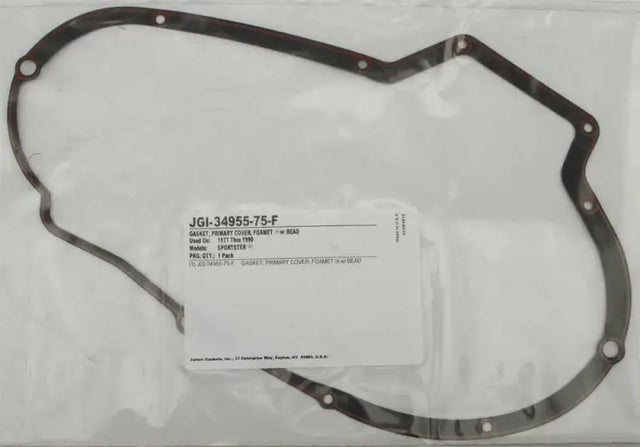 34955-75-F Gasket Primary Cover Xl Foam W Bead 1/Pk
