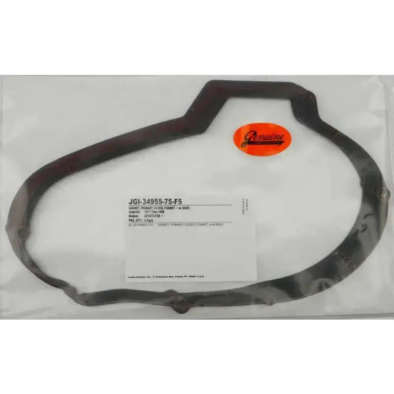34955-75-F5 Gasket Primary Cover Xl Foam W Bead 5/Pk