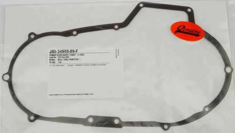 34955-89-F Gasket Primary Cover Xl Foam 1/Pk
