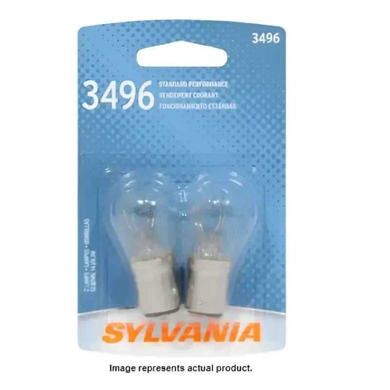 Two-pack of BP2 Sylvania 3496 Bp 20 light bulbs for better vehicle’s lighting and driving experience