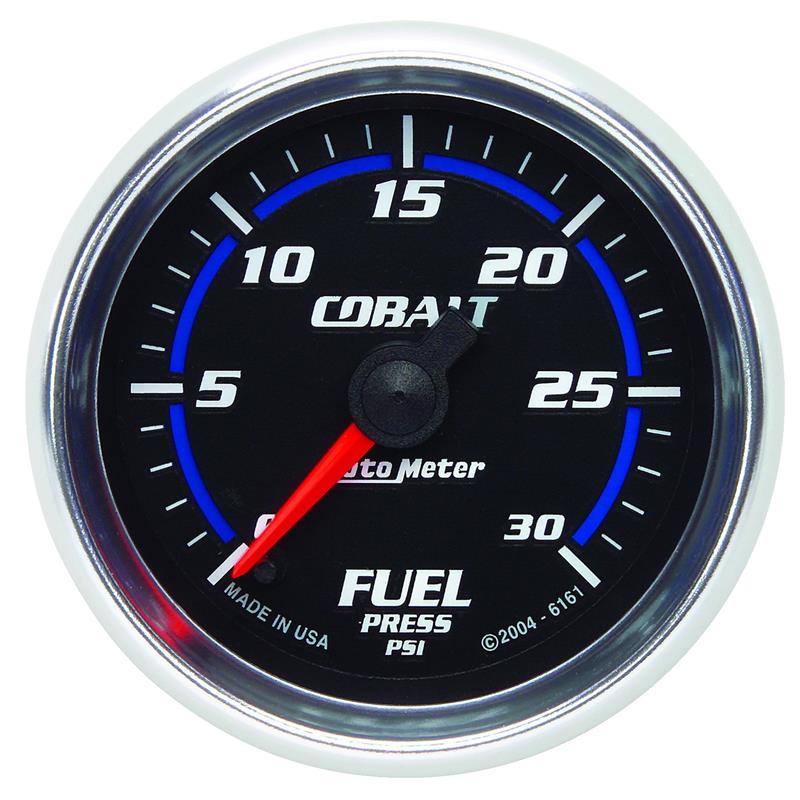 AutoMeter 6161 Autometer Cobalt 52mm 0-30 PSI Full Sweep Electronic Fuel Pressure Gauge