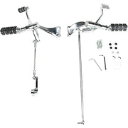 35-0215CK Forward Control Kit Xl 04 13 Chr W/Rubber Band Pegs
