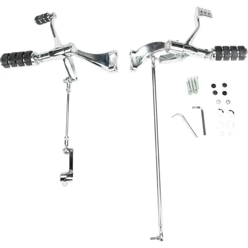 35-0215CK Forward Control Kit Xl 04 13 Chr W/Rubber Band Pegs