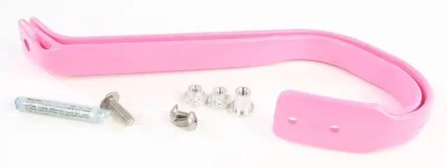 Pink replacement ski loop and hardware for Mohawk Ski Loop snowboard binding