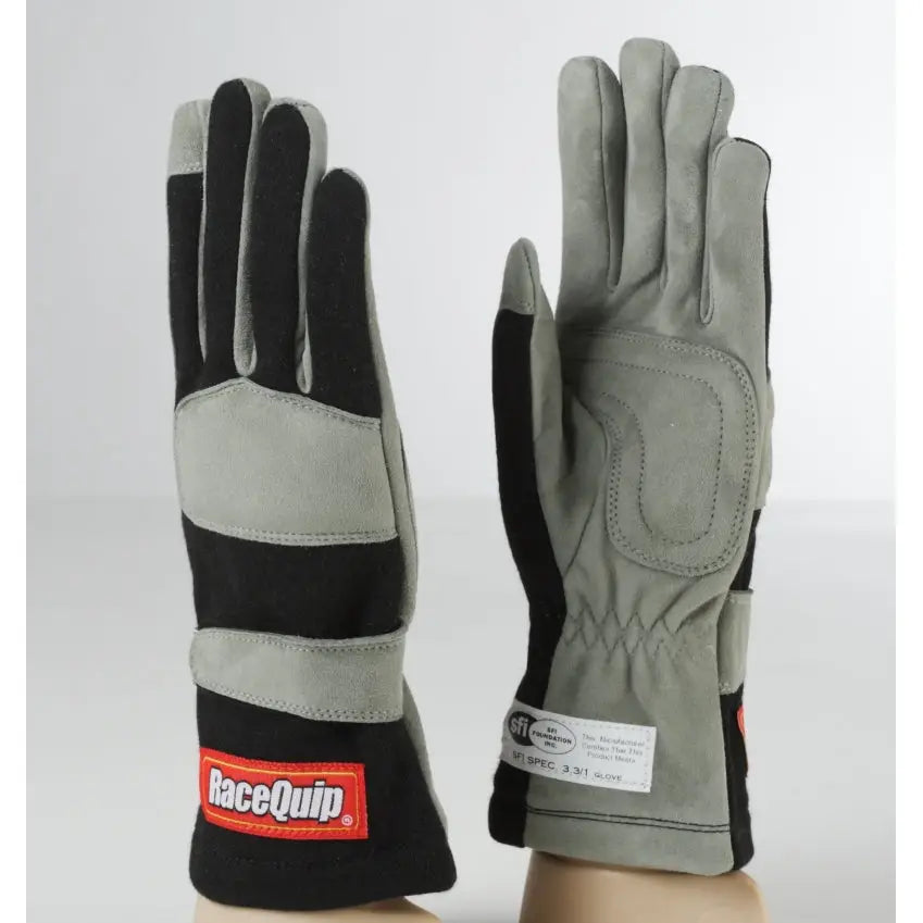 RACEQUIP 351002 1-LYR SFI-1 GLOVE SML BLA