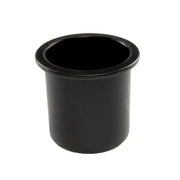 3511BD Whitecap Black Nylon 4’ Flush Cupholer - Cup Holder