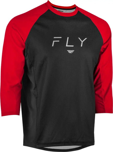 FLY RACING 352-8131M Ripa 3/4 Sleeve Jersey Black/Red Md