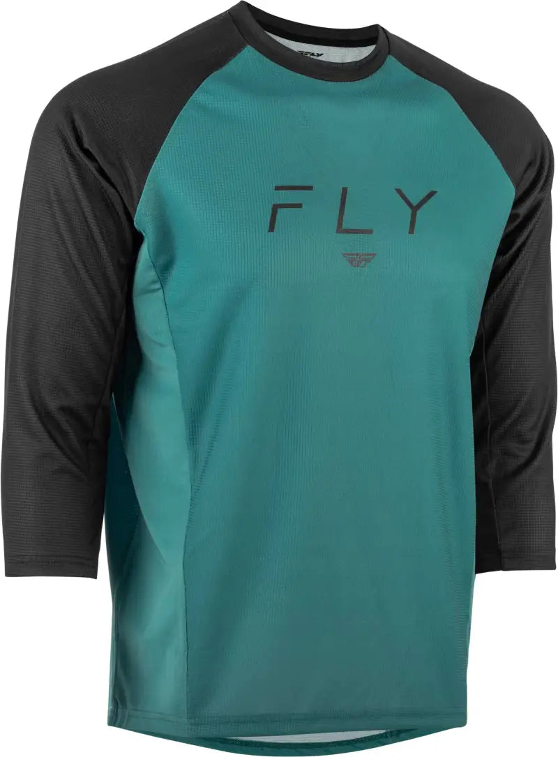 FLY RACING 352-8132S Ripa 3/4 Sleeve Jersey Evergreen/Black Sm