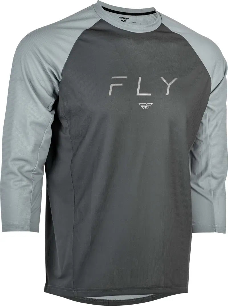 FLY RACING 352-8133S Ripa 3/4 Sleeve Jersey Grey/Light Grey Sm