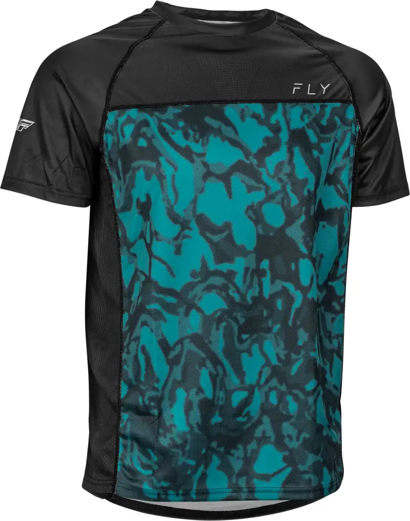 FLY RACING 352-8141S Super D Jersey Evergreen Camo/Black Sm