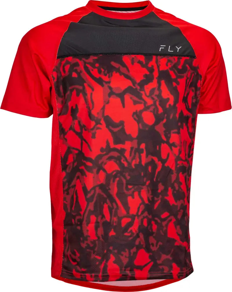 FLY RACING 352-8143X Super D Jersey Red Camo/Black Xl