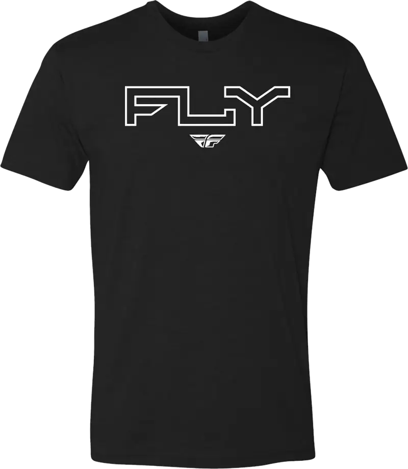 354-0308S Fly Edge Tee Black Sm - (2024)