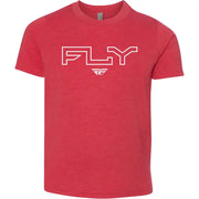 354-0309YS Youth Fly Edge Tee Red Ys - (Youth) (2024)