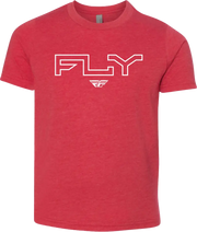 354-0309YS Youth Fly Edge Tee Red Ys - (Youth) (2024)
