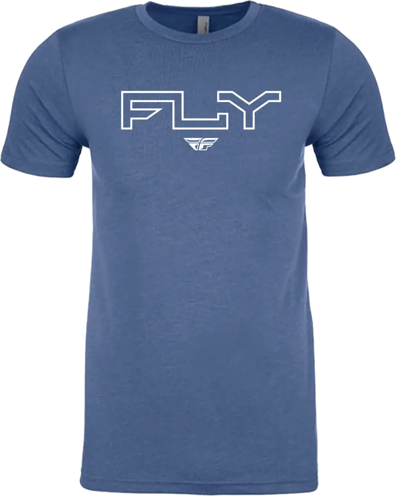 354-0310M Fly Edge Tee Cool Blue Heather Md - (2024)