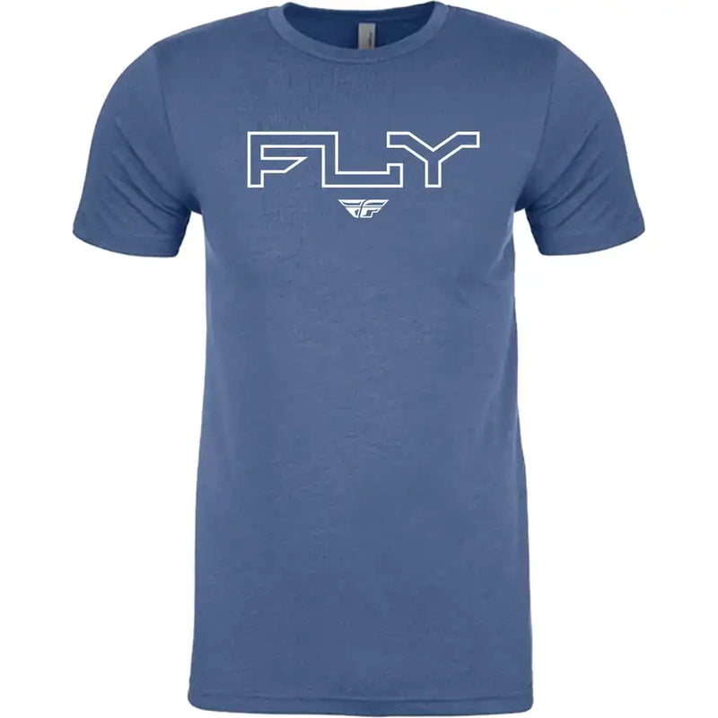 354-0310S Fly Edge Tee Cool Blue Heather Sm - (2024)