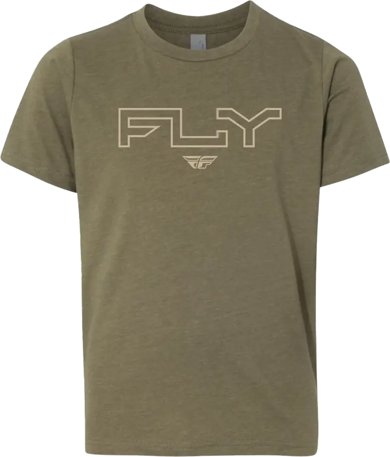 354-0312YL Youth Fly Edge Tee Military Green Yl - (Youth) (2024)