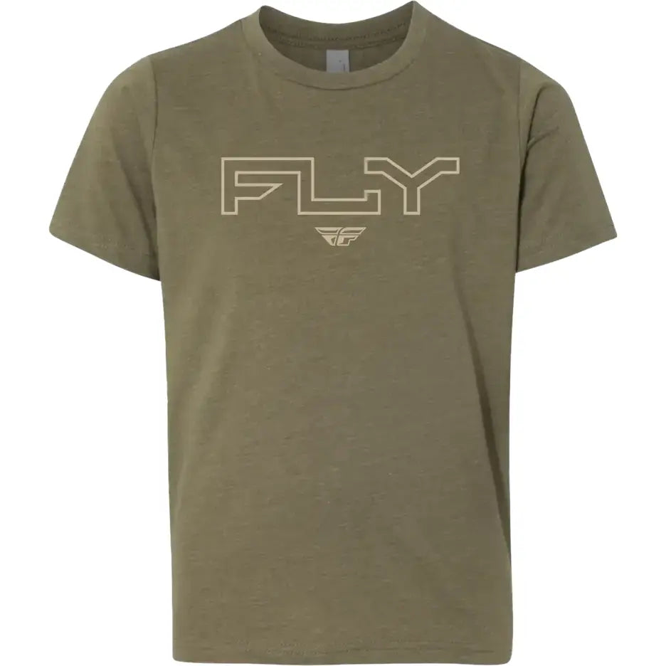 354-0312YM Youth Fly Edge Tee Military Green Ym - (Youth) (2024)