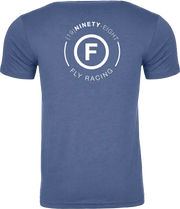 354-0319L Fly Atom Tee Cool Blue Heather Lg - (2024)