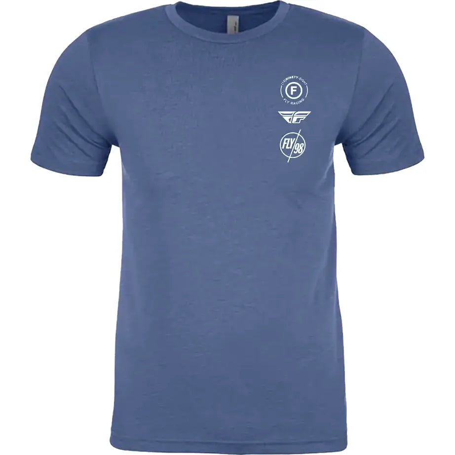 354-0319L Fly Atom Tee Cool Blue Heather Lg - (2024)