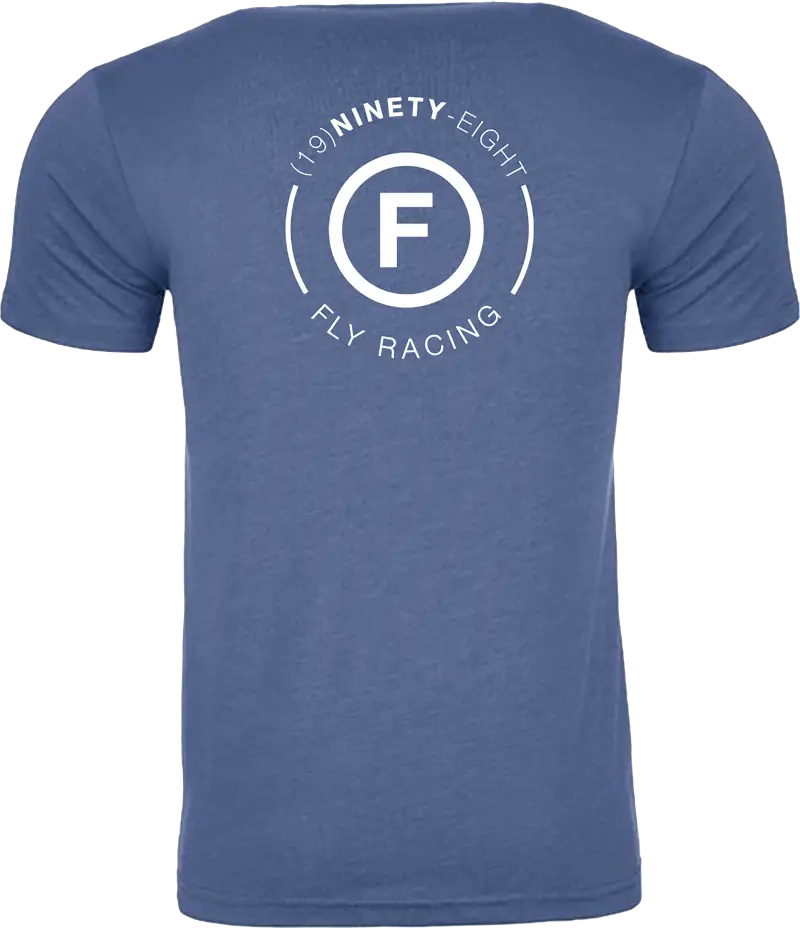 354-0319M Fly Atom Tee Cool Blue Heather Md - (2024)