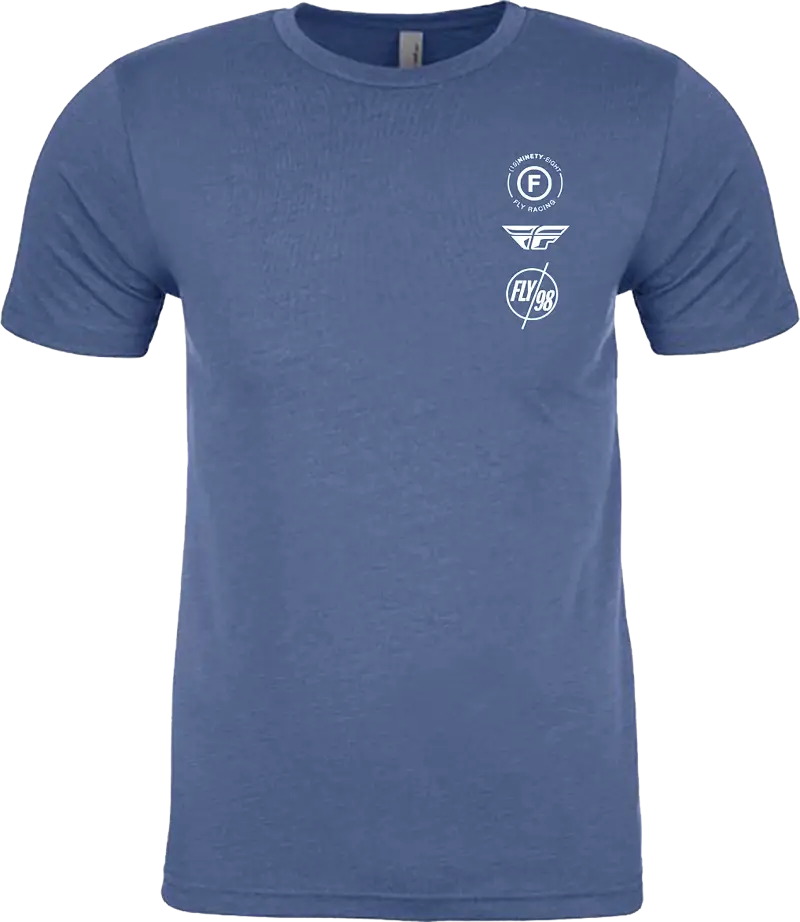 354-0319M Fly Atom Tee Cool Blue Heather Md - (2024)