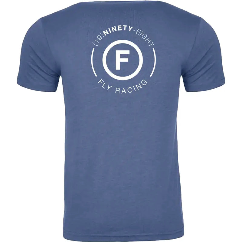 354-0319S Fly Atom Tee Cool Blue Heather Sm - (2024)