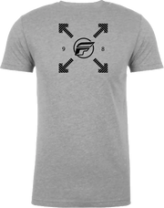 354-0323S Fly Lost Tee Dark Grey Heather Sm - (2024)