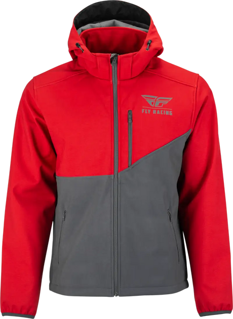 Red and gray checkpoint jacket with cinch-cord adjustment 354-63842X Checkout now