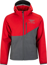 Red and gray Checkpoint Jacket 354-63843X with cinch-cord adjustment for best fit