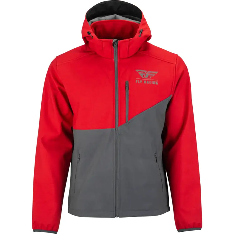 Red and gray Checkpoint Jacket 354-63843X with cinch-cord adjustment for best fit