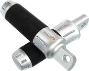 354137 Venom Footpeg Shot Peened Chrome