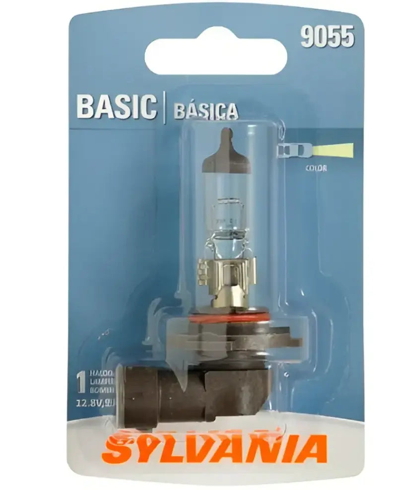 Sylvania halogen headlight bulb with reliable illumination and long-lasting performance in convenient packaging