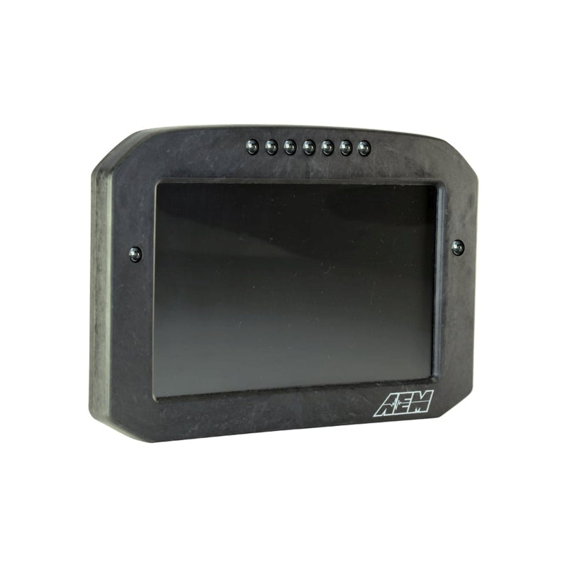 AEM 30-5703F AEM CD-7LG Carbon Logging Flush Digital Dash Display w/ Internal 20Hz GPS & Antenna